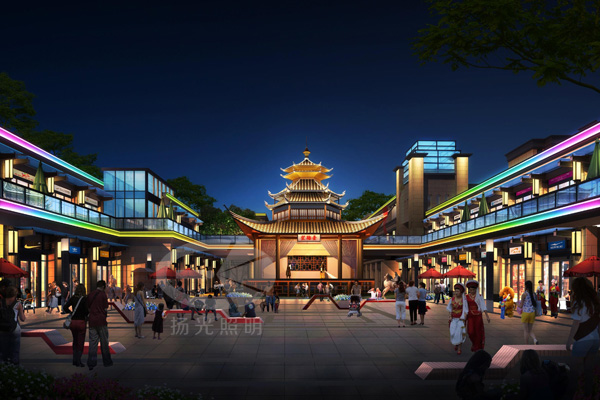 望梅臺景觀照明設(shè)計(jì)效果圖