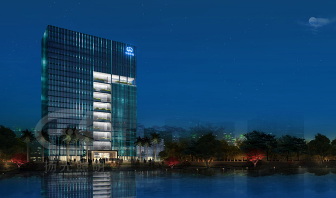 大廈夜景照明設(shè)計效果圖