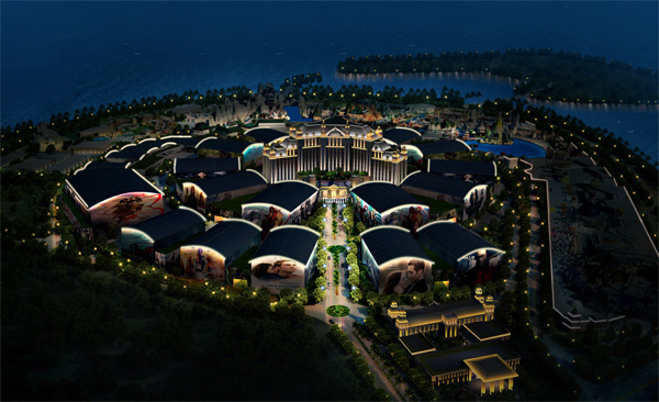 海南?；◢u影視基地戶外照明工程